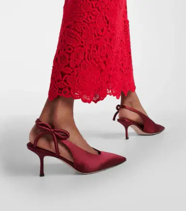 Valentino Garavani Nite-Out 70 satin slingback pumps | Thumbnail 7 Valentino Garavani Nite-Out 70 satin slingback pumps | Thumbnail 7