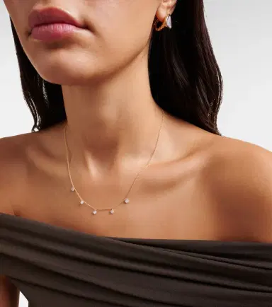 Stone and Strand Disco 10kt gold necklace with diamonds | Thumbnail 5 Stone and Strand Disco 10kt gold necklace with diamonds | Thumbnail 5