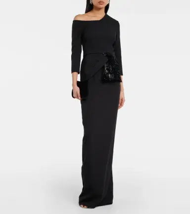 Safiyaa Juah sequined asymmetric crêpe top | Thumbnail 4 Safiyaa Juah sequined asymmetric crêpe top | Thumbnail 4