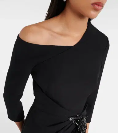 Safiyaa Juah sequined asymmetric crêpe top | Thumbnail 5 Safiyaa Juah sequined asymmetric crêpe top | Thumbnail 5
