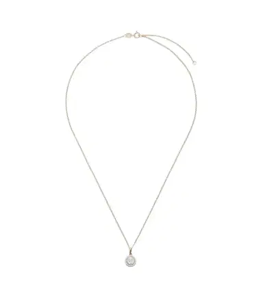 Stone and Strand Framed Mosaic 10kt yellow gold necklace with diamonds | Thumbnail 1 Stone and Strand Framed Mosaic 10kt yellow gold necklace with diamonds | Thumbnail 1