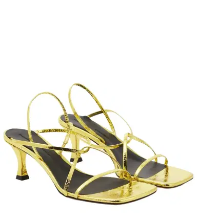 Proenza Schouler 60 leather slingback sandals | Thumbnail 1 Proenza Schouler 60 leather slingback sandals | Thumbnail 1