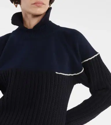 Victoria Beckham Double-collar wool sweater | Thumbnail 2 Victoria Beckham Double-collar wool sweater | Thumbnail 2