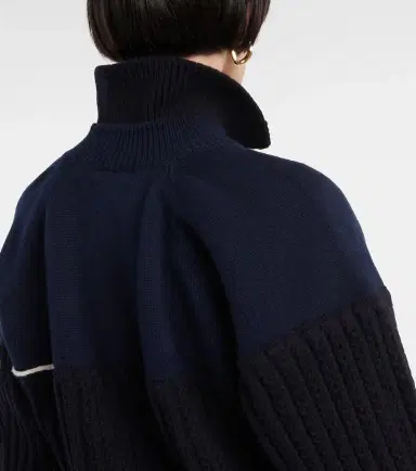Victoria Beckham Double-collar wool sweater | Thumbnail 4 Victoria Beckham Double-collar wool sweater | Thumbnail 4