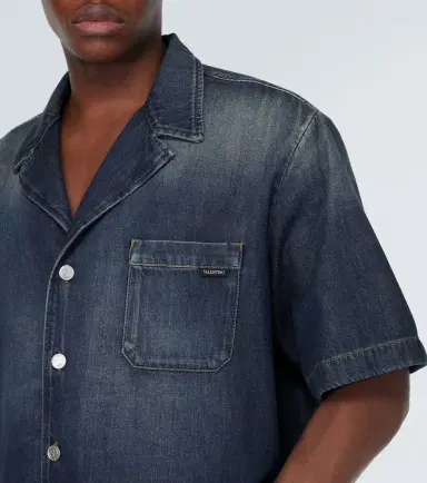 Valentino Chambray bowling shirt | Thumbnail 3 Valentino Chambray bowling shirt | Thumbnail 3