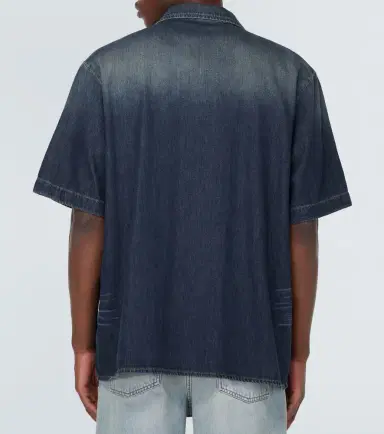Valentino Chambray bowling shirt | Thumbnail 4 Valentino Chambray bowling shirt | Thumbnail 4