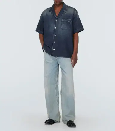 Valentino Chambray bowling shirt | Thumbnail 5 Valentino Chambray bowling shirt | Thumbnail 5