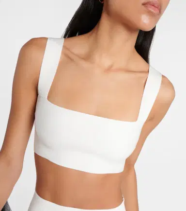 Victoria Beckham Square-neck cropped top | Thumbnail 2 Victoria Beckham Square-neck cropped top | Thumbnail 2