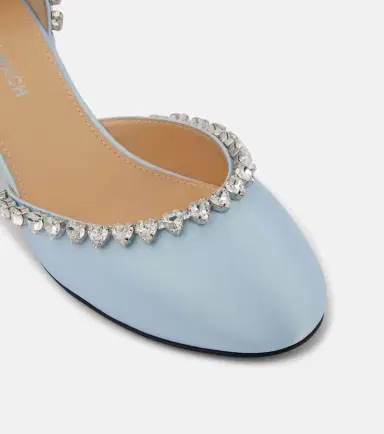 Mach & Mach Audrey 55 embellished satin pumps | Thumbnail 2 Mach & Mach Audrey 55 embellished satin pumps | Thumbnail 2