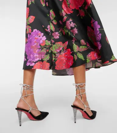 Christian Louboutin Astrid Lace Strassita 85 suede pumps | Thumbnail 5 Christian Louboutin Astrid Lace Strassita 85 suede pumps | Thumbnail 5