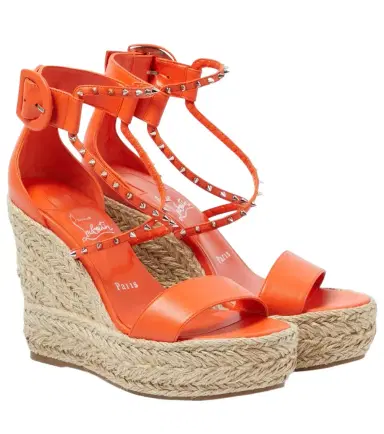 Christian Louboutin Chocazeppa Spikes 120 espadrille wedges | Thumbnail 1 Christian Louboutin Chocazeppa Spikes 120 espadrille wedges | Thumbnail 1