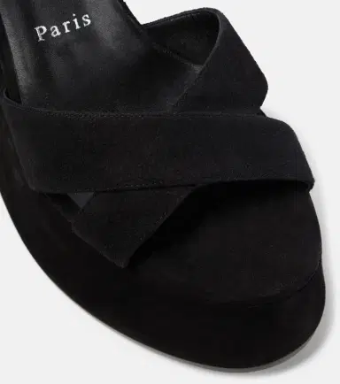Christian Louboutin Supramariza 130 velvet wedge sandals | Thumbnail 4 Christian Louboutin Supramariza 130 velvet wedge sandals | Thumbnail 4