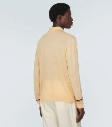 Etro Linen and cotton polo sweater | Thumbnail 2 Etro Linen and cotton polo sweater | Thumbnail 2