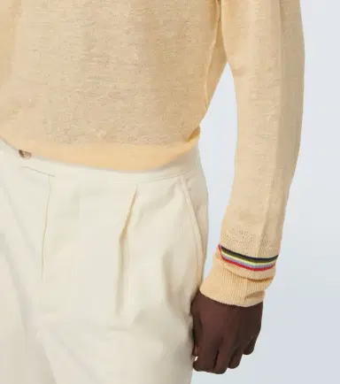 Etro Linen and cotton polo sweater | Thumbnail 5 Etro Linen and cotton polo sweater | Thumbnail 5