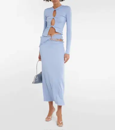 Christopher Esber Carina midi skirt | Thumbnail 3 Christopher Esber Carina midi skirt | Thumbnail 3