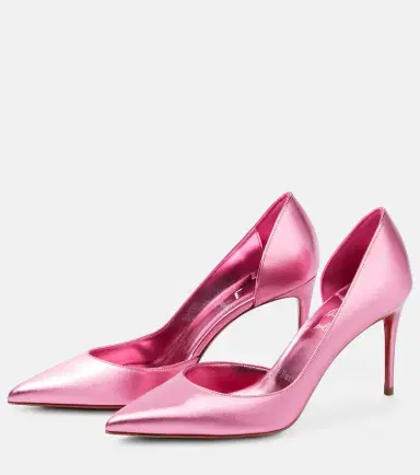 Christian Louboutin Iriza 85 metallic leather pumps | Thumbnail 3 Christian Louboutin Iriza 85 metallic leather pumps | Thumbnail 3