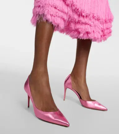 Christian Louboutin Iriza 85 metallic leather pumps | Thumbnail 5 Christian Louboutin Iriza 85 metallic leather pumps | Thumbnail 5