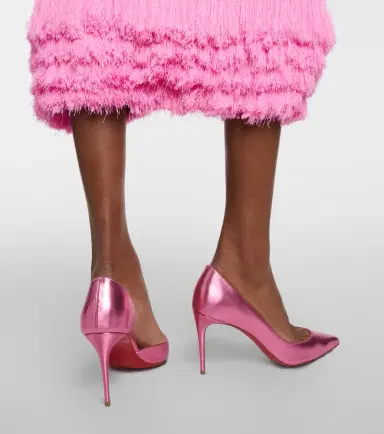Christian Louboutin Iriza 85 metallic leather pumps | Thumbnail 6 Christian Louboutin Iriza 85 metallic leather pumps | Thumbnail 6