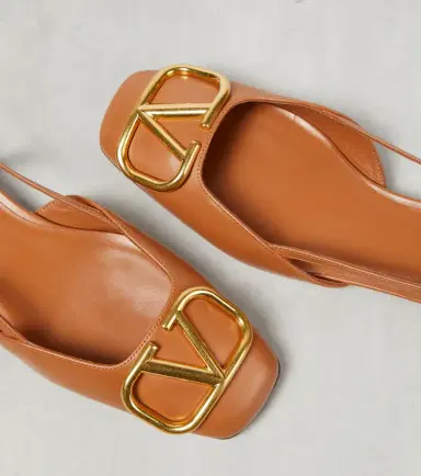 Valentino Garavani VLogo Signature 20 leather slingback pumps | Thumbnail 4 Valentino Garavani VLogo Signature 20 leather slingback pumps | Thumbnail 4