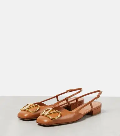 Valentino Garavani VLogo Signature 20 leather slingback pumps | Thumbnail 5 Valentino Garavani VLogo Signature 20 leather slingback pumps | Thumbnail 5