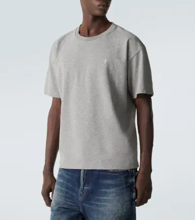 Saint Laurent Cassandre cotton-blend piqué T-shirt | Thumbnail 3 Saint Laurent Cassandre cotton-blend piqué T-shirt | Thumbnail 3