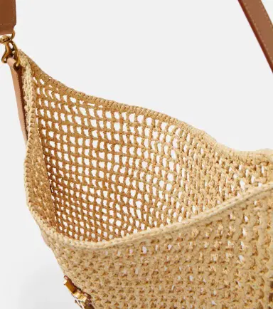 Saint Laurent Oxalis crochet raffia shoulder bag | Thumbnail 3 Saint Laurent Oxalis crochet raffia shoulder bag | Thumbnail 3
