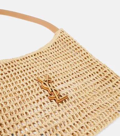 Saint Laurent Oxalis crochet raffia shoulder bag | Thumbnail 4 Saint Laurent Oxalis crochet raffia shoulder bag | Thumbnail 4