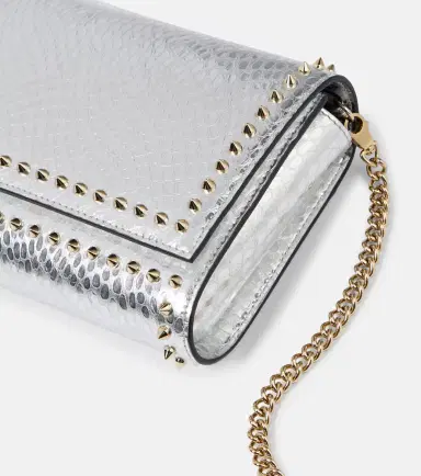 Christian Louboutin Paloma snake-effect leather clutch | Thumbnail 4 Christian Louboutin Paloma snake-effect leather clutch | Thumbnail 4