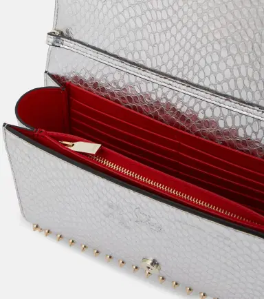 Christian Louboutin Paloma snake-effect leather clutch | Thumbnail 5 Christian Louboutin Paloma snake-effect leather clutch | Thumbnail 5