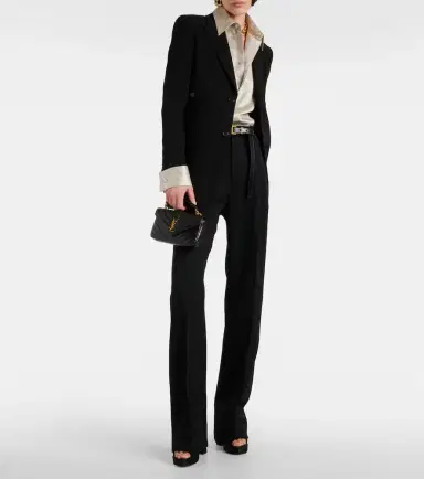 Saint Laurent College Mini metalassé leather shoulder bag | Thumbnail 6 Saint Laurent College Mini metalassé leather shoulder bag | Thumbnail 6