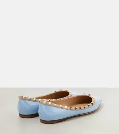 Valentino Garavani Rockstud patent leather ballet flats | Thumbnail 2 Valentino Garavani Rockstud patent leather ballet flats | Thumbnail 2