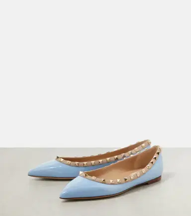 Valentino Garavani Rockstud patent leather ballet flats | Thumbnail 4 Valentino Garavani Rockstud patent leather ballet flats | Thumbnail 4