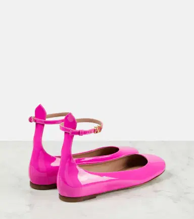 Valentino Garavani Tan-Go patent leather ballet flats | Thumbnail 2 Valentino Garavani Tan-Go patent leather ballet flats | Thumbnail 2