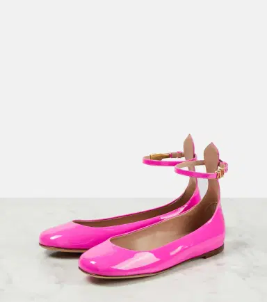 Valentino Garavani Tan-Go patent leather ballet flats | Thumbnail 3 Valentino Garavani Tan-Go patent leather ballet flats | Thumbnail 3