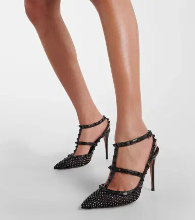 Valentino Garavani Rockstud 100 leather pumps | Thumbnail 5 Valentino Garavani Rockstud 100 leather pumps | Thumbnail 5