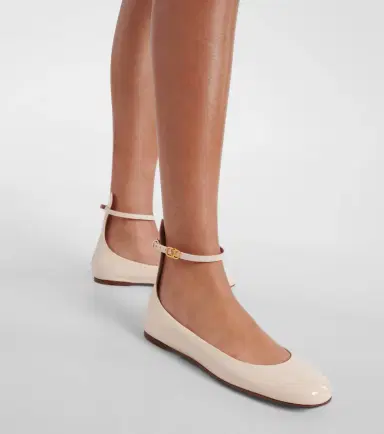 Valentino Garavani Tan-Go patent leather ballet flats | Thumbnail 5 Valentino Garavani Tan-Go patent leather ballet flats | Thumbnail 5