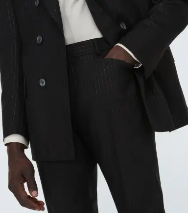 Tom Ford Atticus striped mohair-blend jacquard slim pants | Thumbnail 4 Tom Ford Atticus striped mohair-blend jacquard slim pants | Thumbnail 4