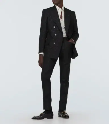 Tom Ford Atticus striped mohair-blend jacquard slim pants | Thumbnail 5 Tom Ford Atticus striped mohair-blend jacquard slim pants | Thumbnail 5