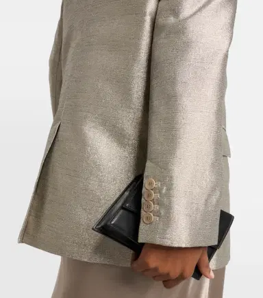 Joseph Chapone metallic oversized blazer | Thumbnail 2 Joseph Chapone metallic oversized blazer | Thumbnail 2