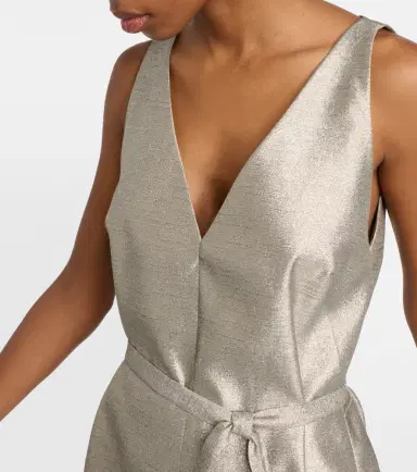 Joseph Desiree metallic midi dress | Thumbnail 3 Joseph Desiree metallic midi dress | Thumbnail 3