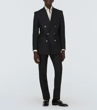 Tom Ford Atticus striped mohair-blend jacquard blazer | Thumbnail 3 Tom Ford Atticus striped mohair-blend jacquard blazer | Thumbnail 3