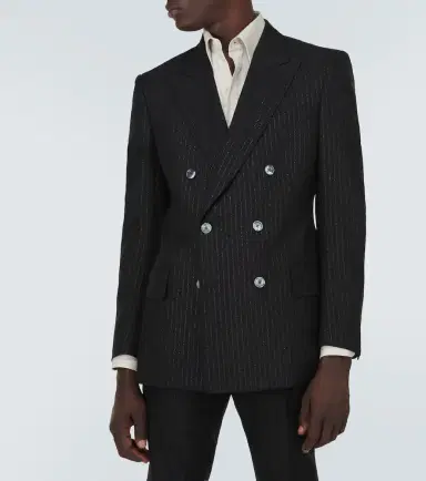 Tom Ford Atticus striped mohair-blend jacquard blazer | Thumbnail 4 Tom Ford Atticus striped mohair-blend jacquard blazer | Thumbnail 4