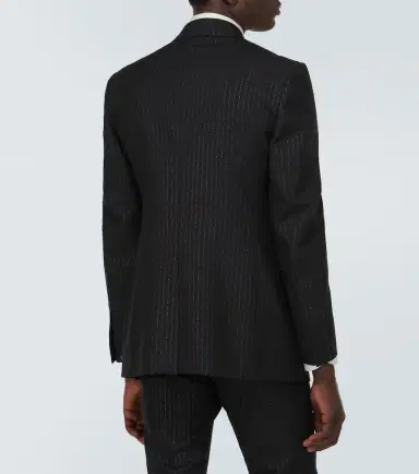 Tom Ford Atticus striped mohair-blend jacquard blazer | Thumbnail 5 Tom Ford Atticus striped mohair-blend jacquard blazer | Thumbnail 5