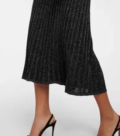 Joseph Ribbed-kit Lurex midi skirt | Thumbnail 2 Joseph Ribbed-kit Lurex midi skirt | Thumbnail 2