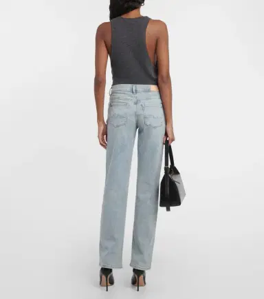 7 For All Mankind Ellie mid-rise straight jeans | Thumbnail 3 7 For All Mankind Ellie mid-rise straight jeans | Thumbnail 3