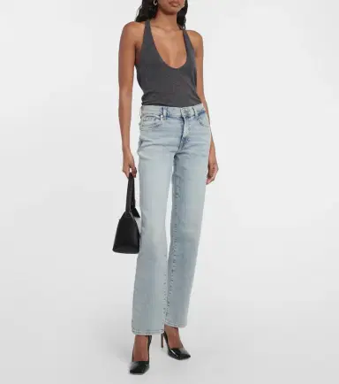7 For All Mankind Ellie mid-rise straight jeans | Thumbnail 5 7 For All Mankind Ellie mid-rise straight jeans | Thumbnail 5