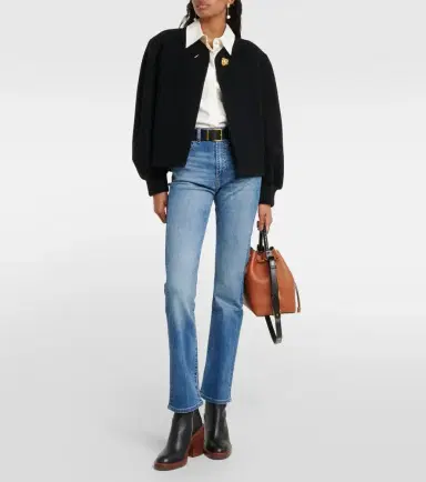7 For All Mankind High-rise slim jeans | Thumbnail 4 7 For All Mankind High-rise slim jeans | Thumbnail 4