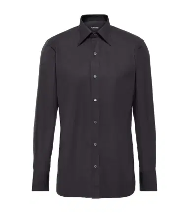 Tom Ford Cotton poplin tuxedo shirt | Thumbnail 1 Tom Ford Cotton poplin tuxedo shirt | Thumbnail 1