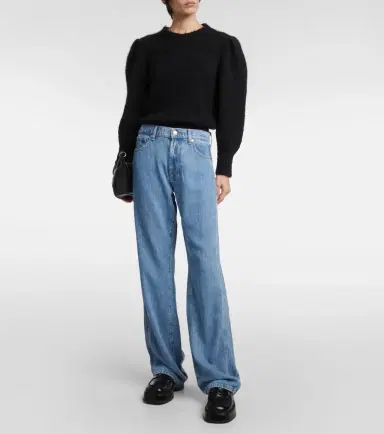 7 For All Mankind Tess high-rise straight jeans | Thumbnail 4 7 For All Mankind Tess high-rise straight jeans | Thumbnail 4