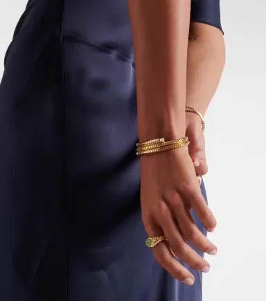 Marina B Trisolina Triple 18kt gold bangle with diamonds | Thumbnail 3 Marina B Trisolina Triple 18kt gold bangle with diamonds | Thumbnail 3